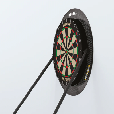 Winmau Vertex Dartboard Stand — dartboard mounting detail