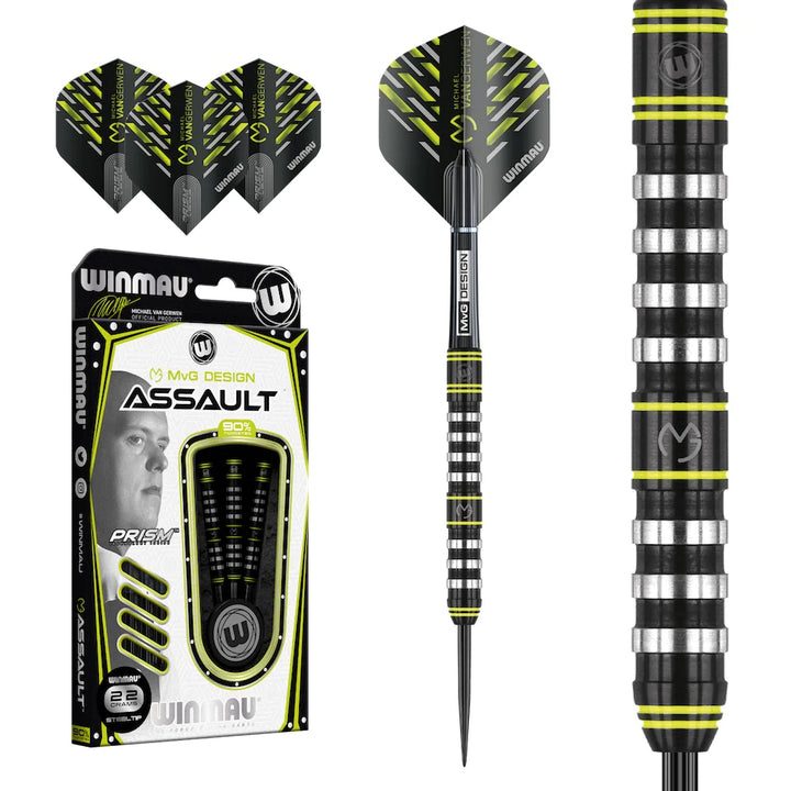 Winmau - MVG Assault Darts - 90% Tungsten