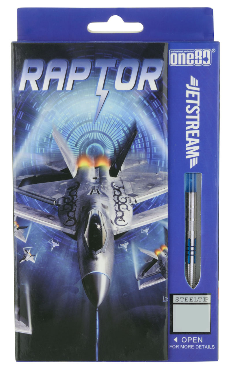 One80 - Raptor Jetstream Steel Tip Darts - 90% Tungsten from On Point Darts