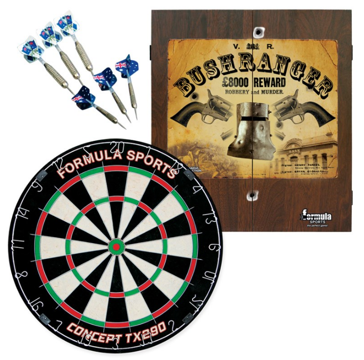 Formula Bushranger - Dartboard Cabinet Set from On Point Darts