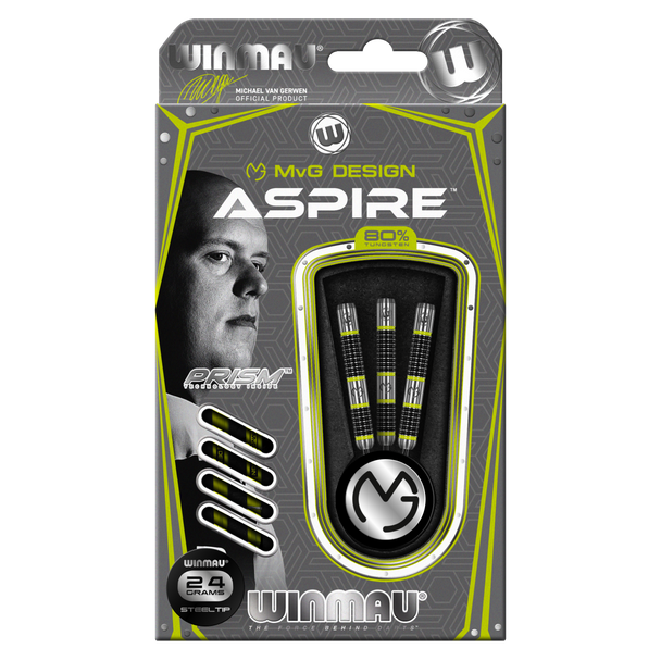 MvG Aspire darts set - 80% Tungsten