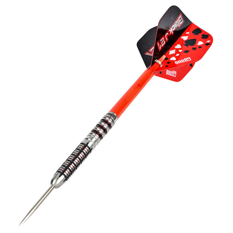 One80 - Black J21 01 Darts Steel Tip Darts - 90% Tungsten from On Point Darts