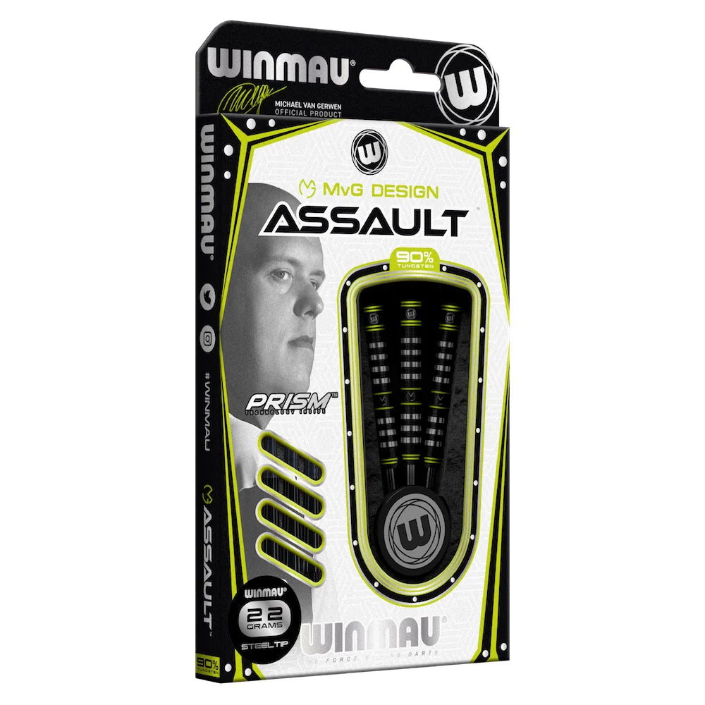 Winmau - MVG Assault Darts - 90% Tungsten