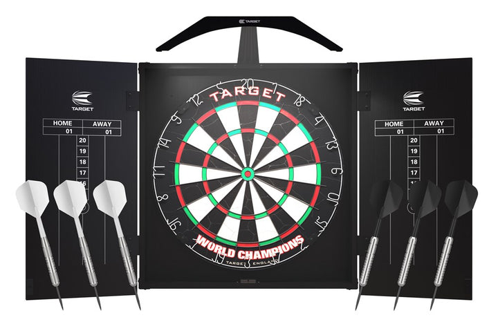 Target Arc Dartboard Cabinet - Lighting System Dart Board from On Point Darts