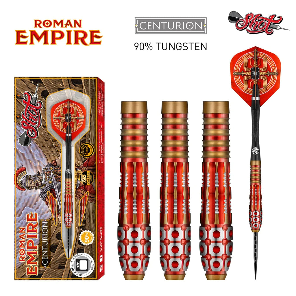 Shot - Roman Empire Centurion Darts - 90% Tungsten