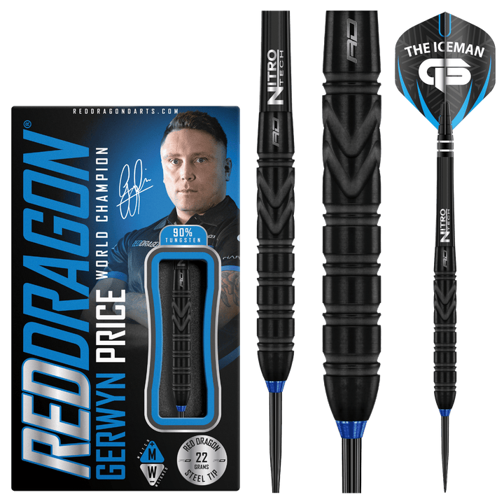 Gerwyn Price - Back to Black Special Edition - 90% Tungsten Darts | 24G