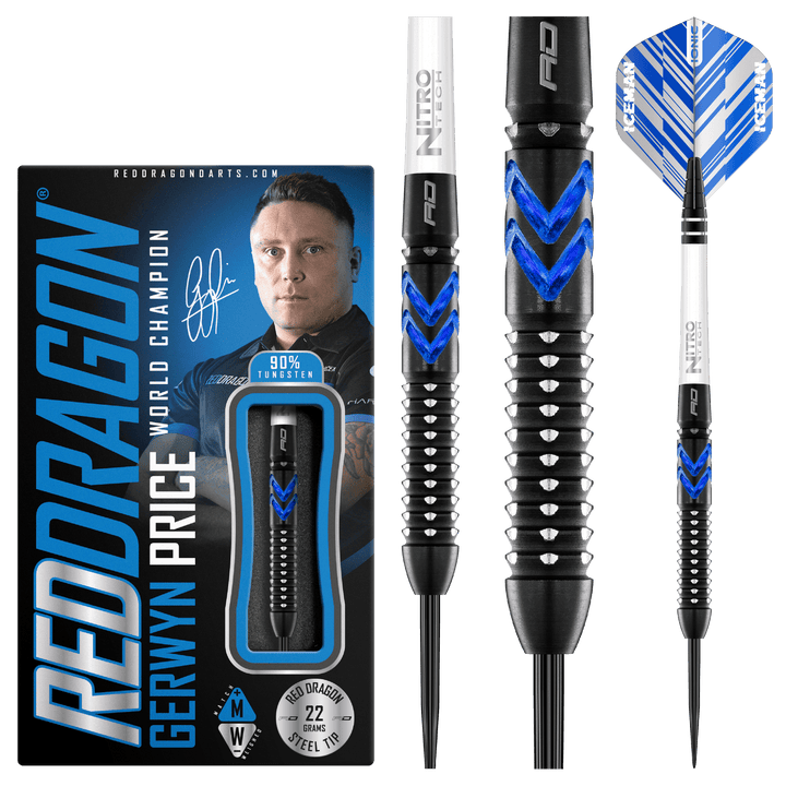 Gerwyn Price - Blue Ice Special Edition - 90% Tungsten.