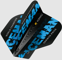 Red Dragon Gerwyn Price 'Iceman' World Champion Edition Flights — flight design, angled view