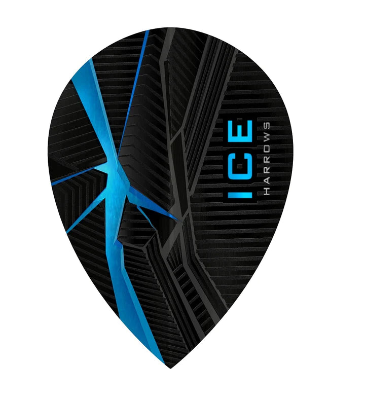 Harrows - Ice Recut Aqua Dart Flights - Pear from On Point Darts
