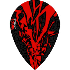 Harrows Rapide X Dart Flights And Accessories Pear — red flight design