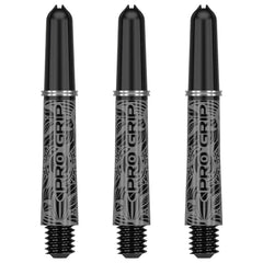 Target Ink Pro Grip Shafts — three black shafts