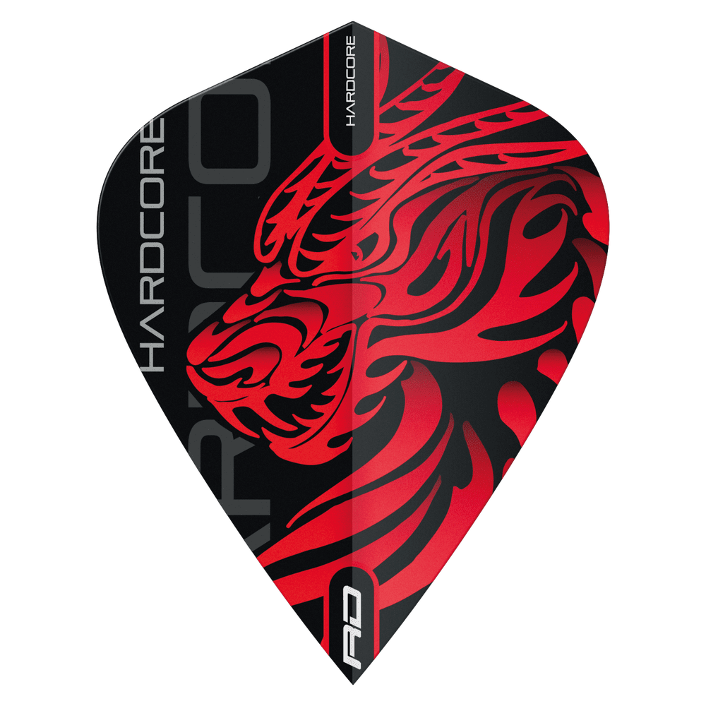 Red Dragon Jonny Clayton Hardcore Dragon Flights — flight design, front view