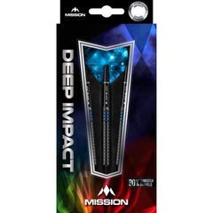 Mission - Deep Impact M1 Blue Darts Steel Tip Darts - 80% from On Point Darts
