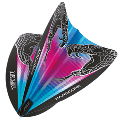 Red Dragon Peter 'Snakebite' Wright Hardcore Flights — flight design, angled view