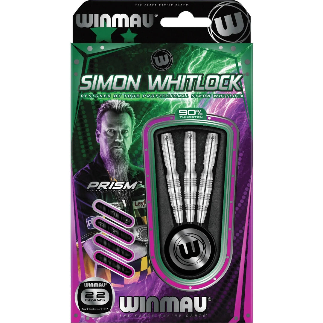 Winmau - Simon Whitlock - Steel Tip Darts - 90% Tungsten