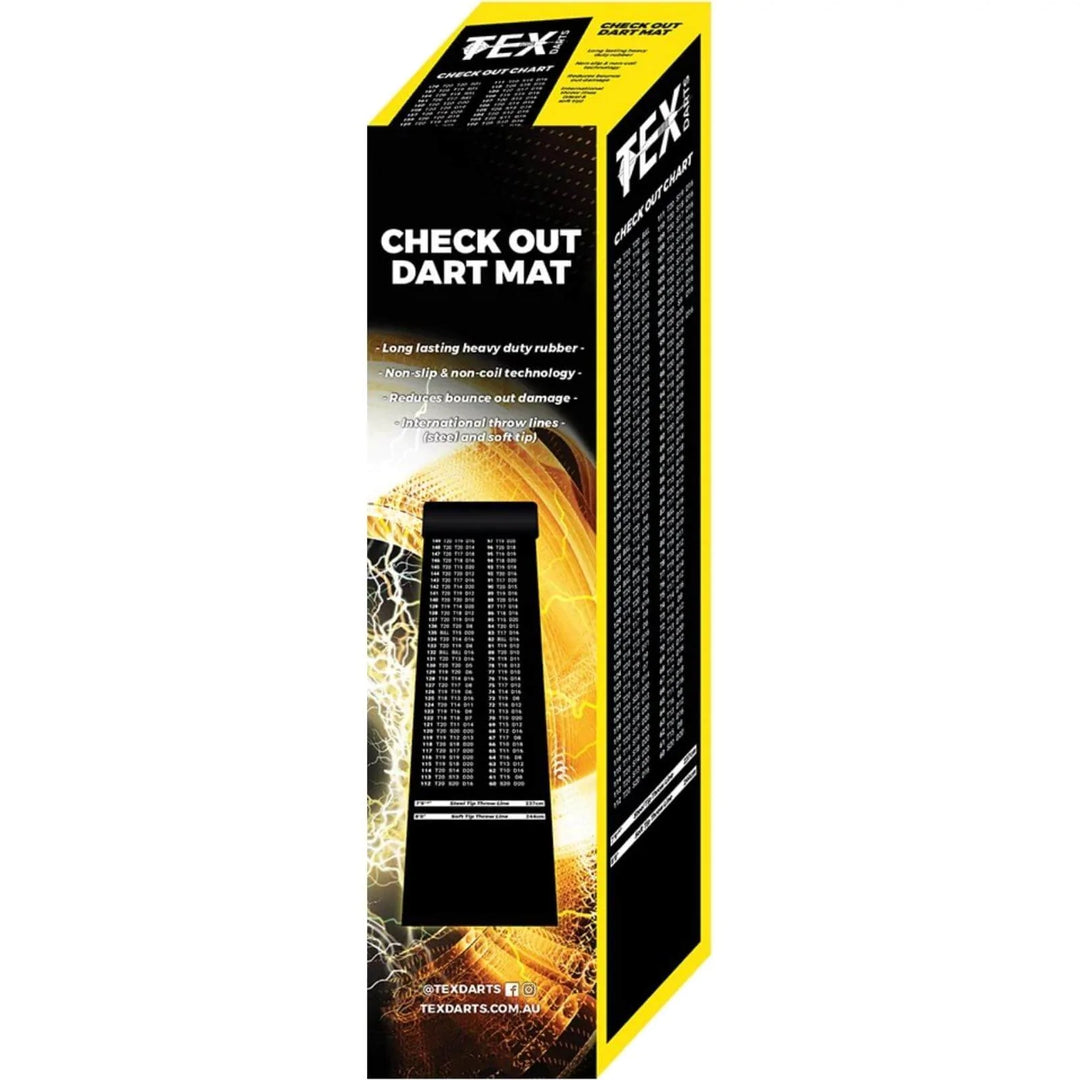 Tex Darts - Check Out Dart Mat from On Point Darts