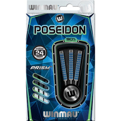 Winmau Poseidon Steel Tip Darts 90% Tungsten — retail packaging