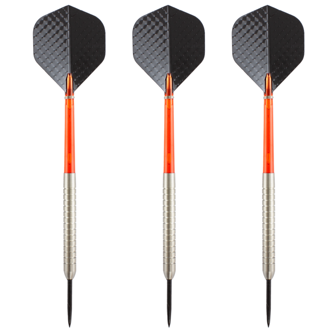 Tony David Steel Tip Darts - 80% Tungsten — three barrel close-ups