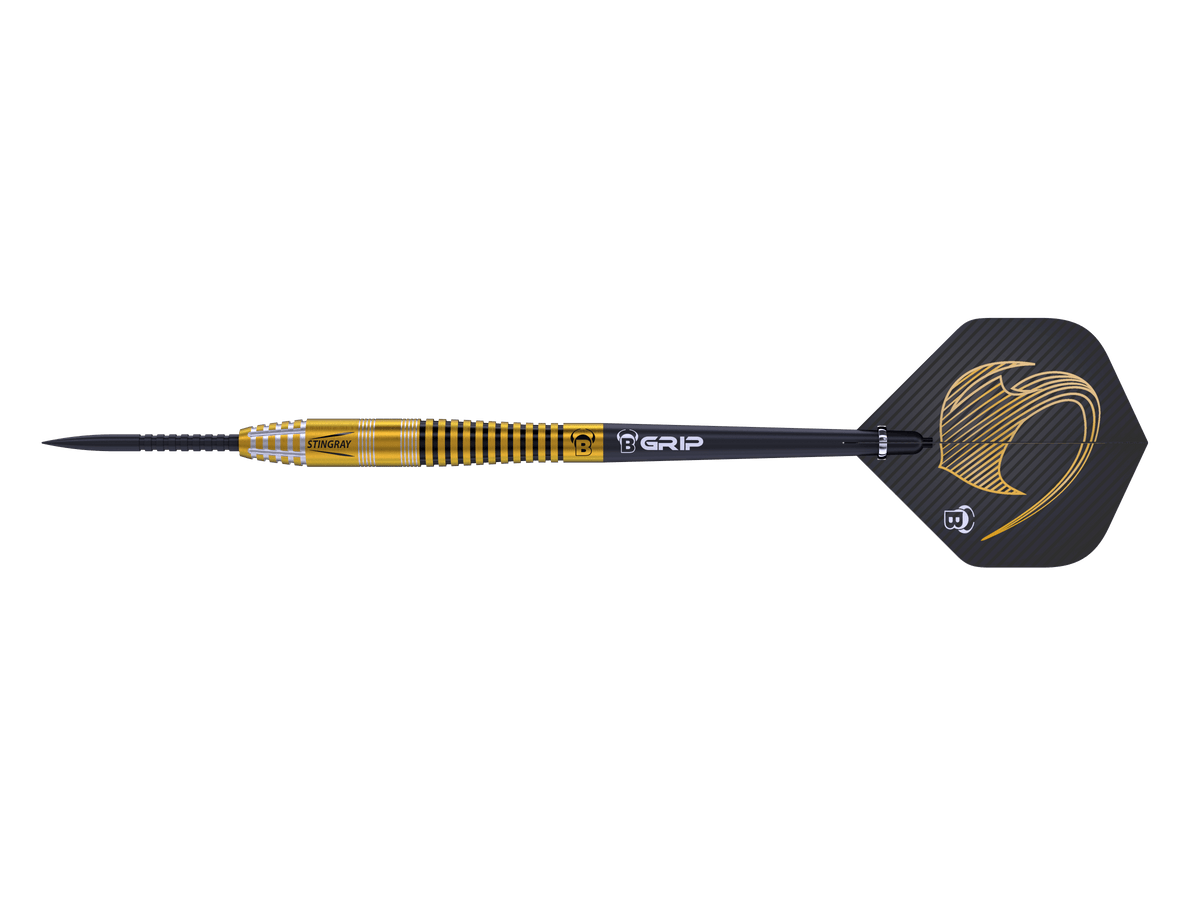 Stingray St3 Steel Tip Darts - 90% Tungsten — three barrel close-ups