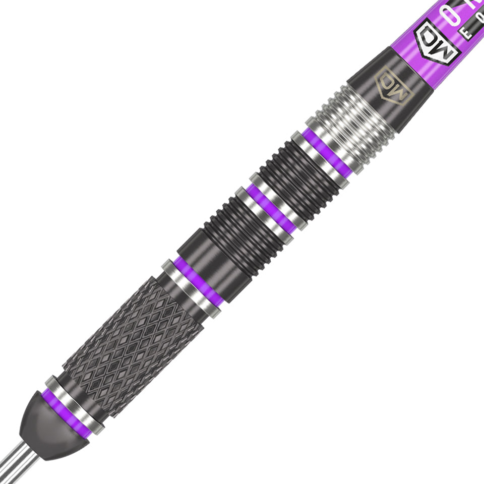 Liberty Steel Tip Darts - 90% Tungsten — three barrel close-ups