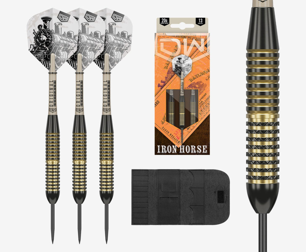 Iron Horse - Brass — three barrel close-ups