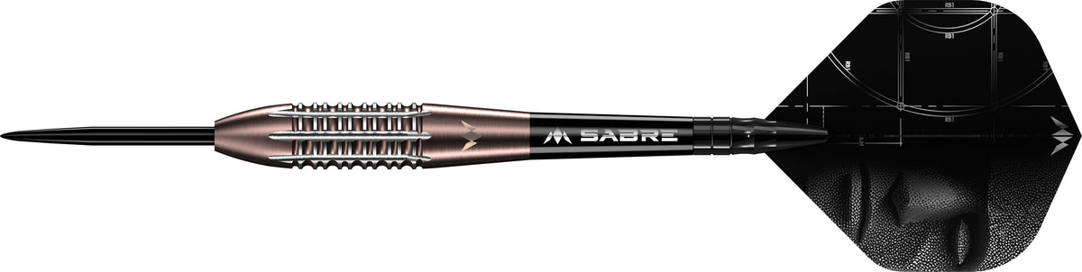 Arkitekt Steel Tip Darts - 90% Tungsten — three barrel close-ups