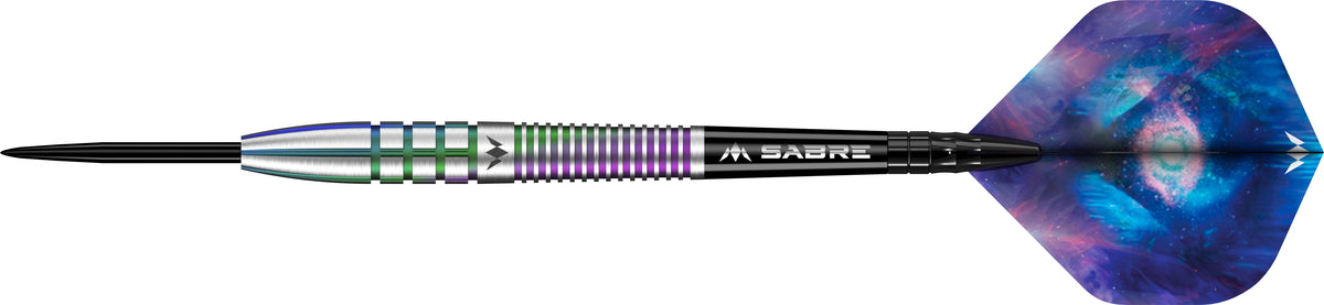 Celestial Coral Pvd Steel Tip Darts - 95% Tungsten — three barrel close-ups