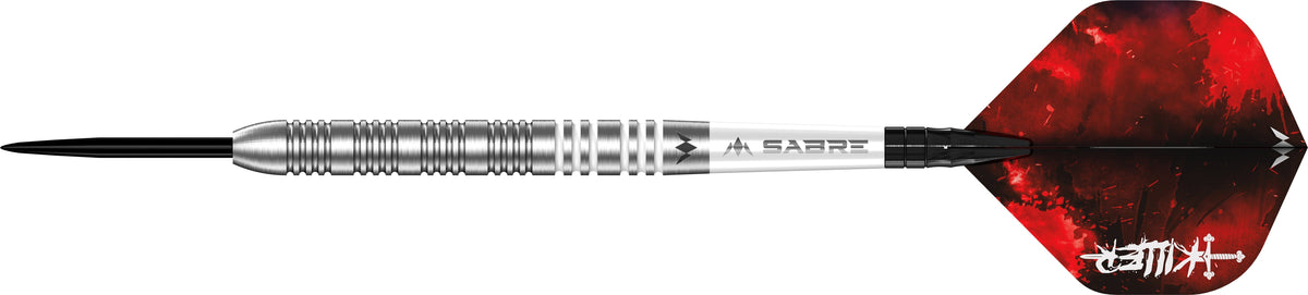 George Killington Steel Tip Darts - 95% Tungsten — three barrel close-ups