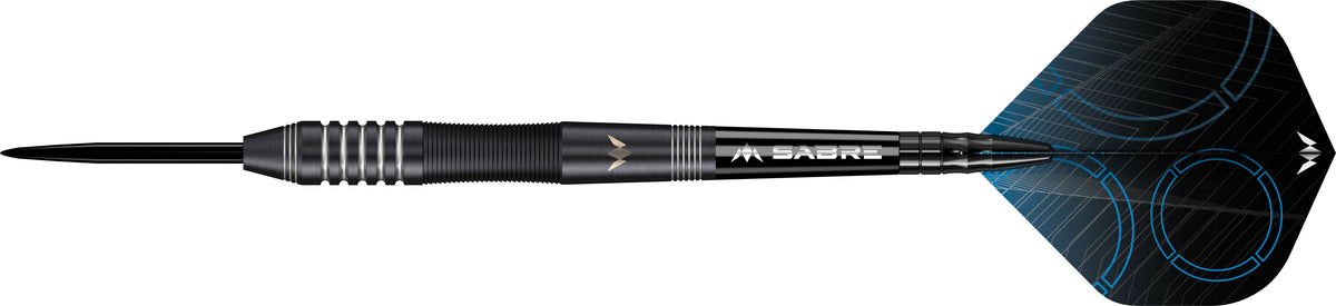 Precision Black Pvd Steel Tip Darts - 90% Tungsten — three barrel close-ups
