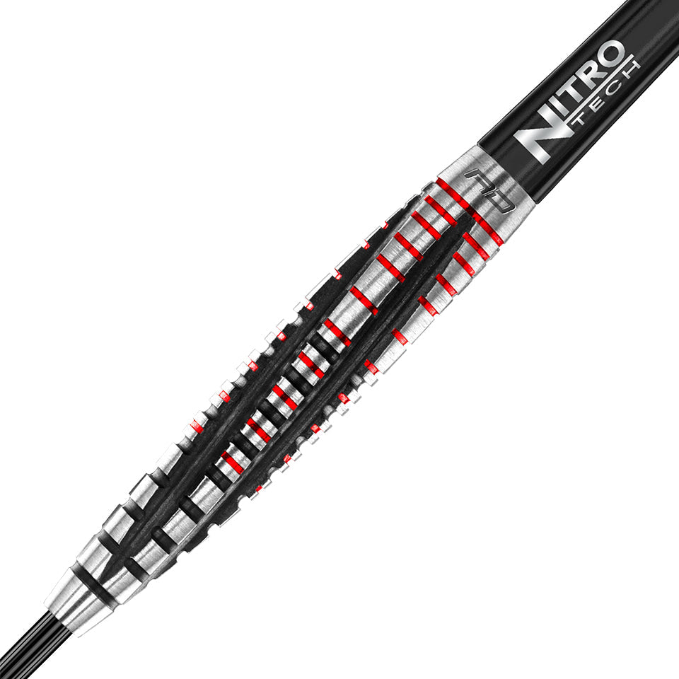 Rifle Steel Tip Darts - 90% Tungsten — three barrel close-ups