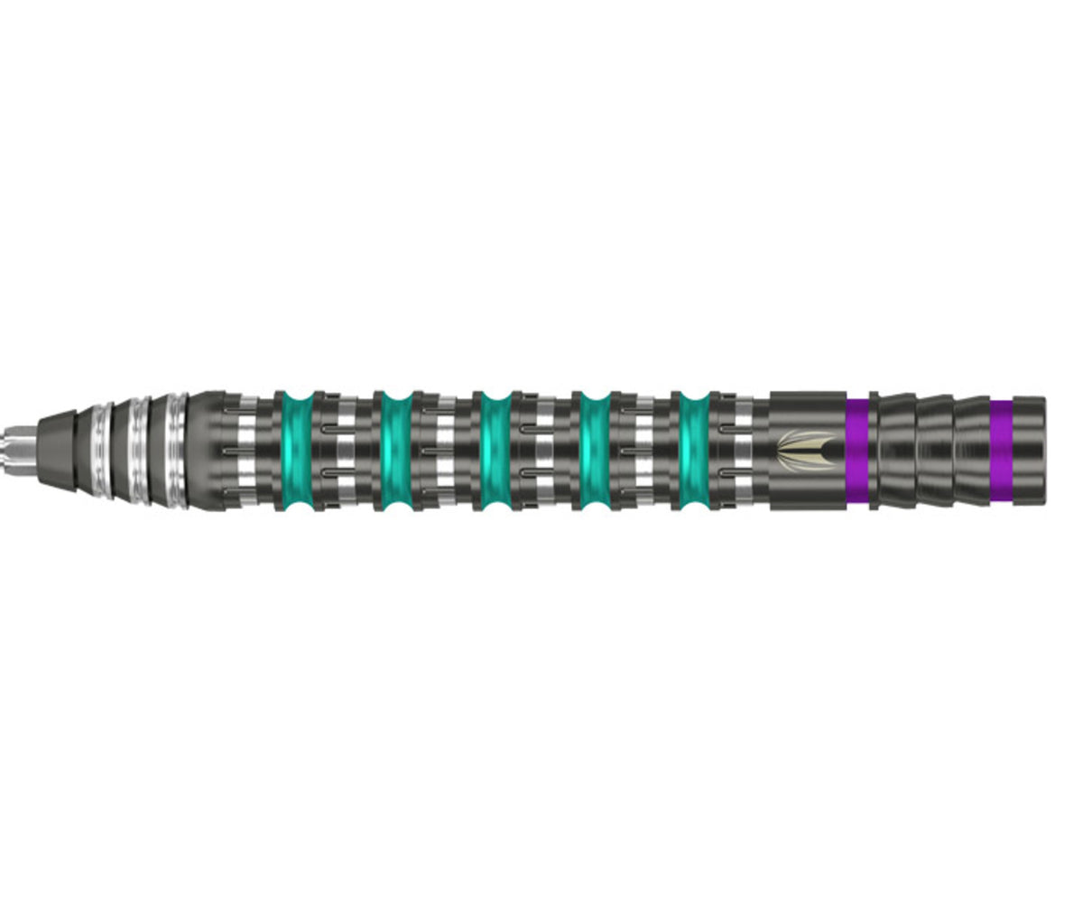Target - Alx 04 Steel Tip Darts - 90% Tungsten — three barrel close-ups