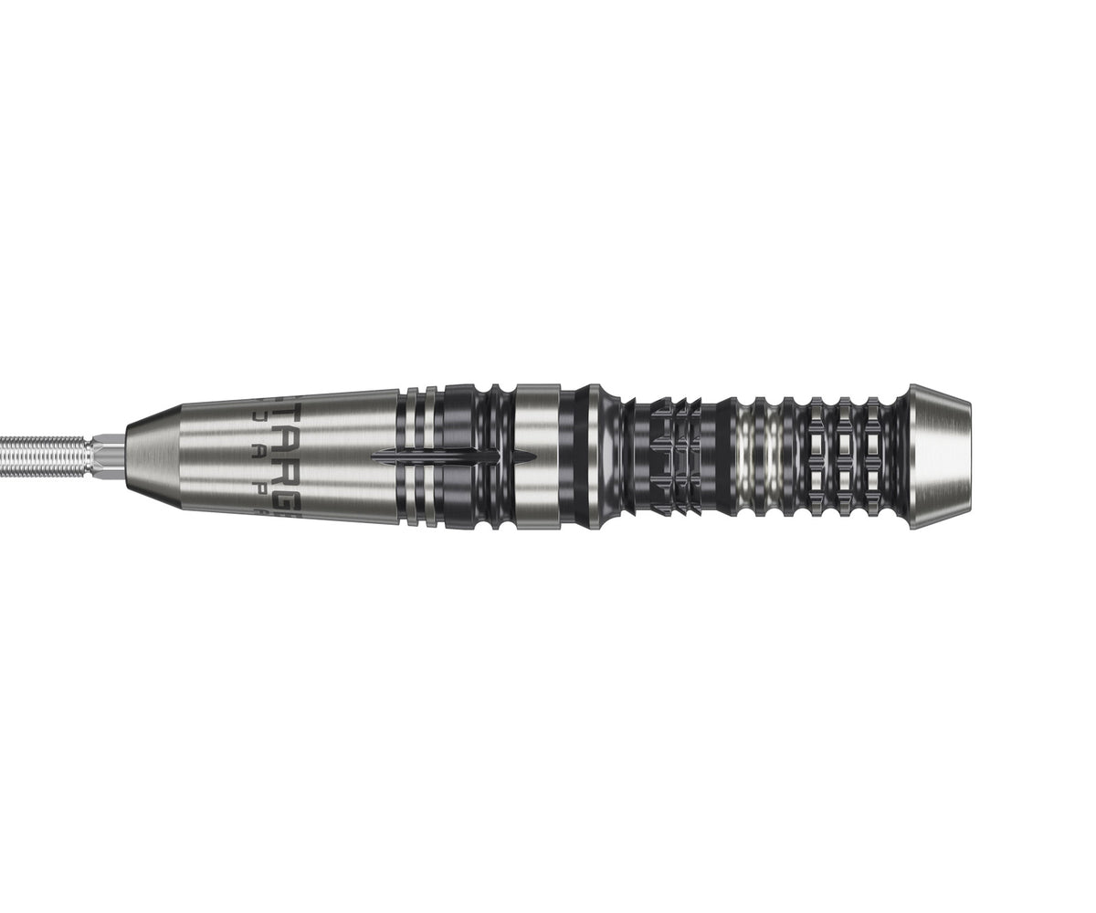 Black Marque Heracles Steel Tip Darts - 90% Tungsten — three barrel close-ups