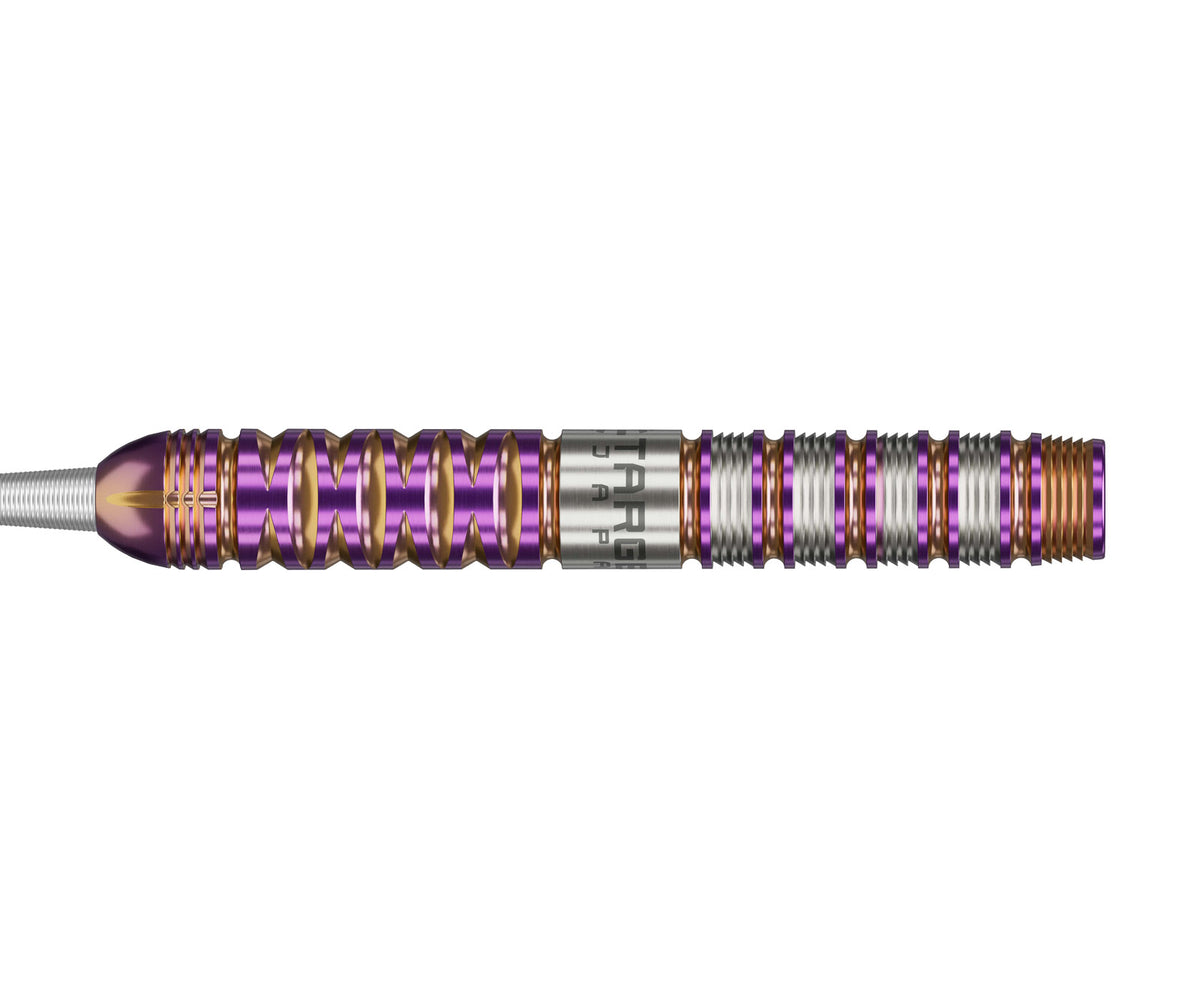 Endeavour G2 Steel Tip Darts - 90% Tungsten — three barrel close-ups