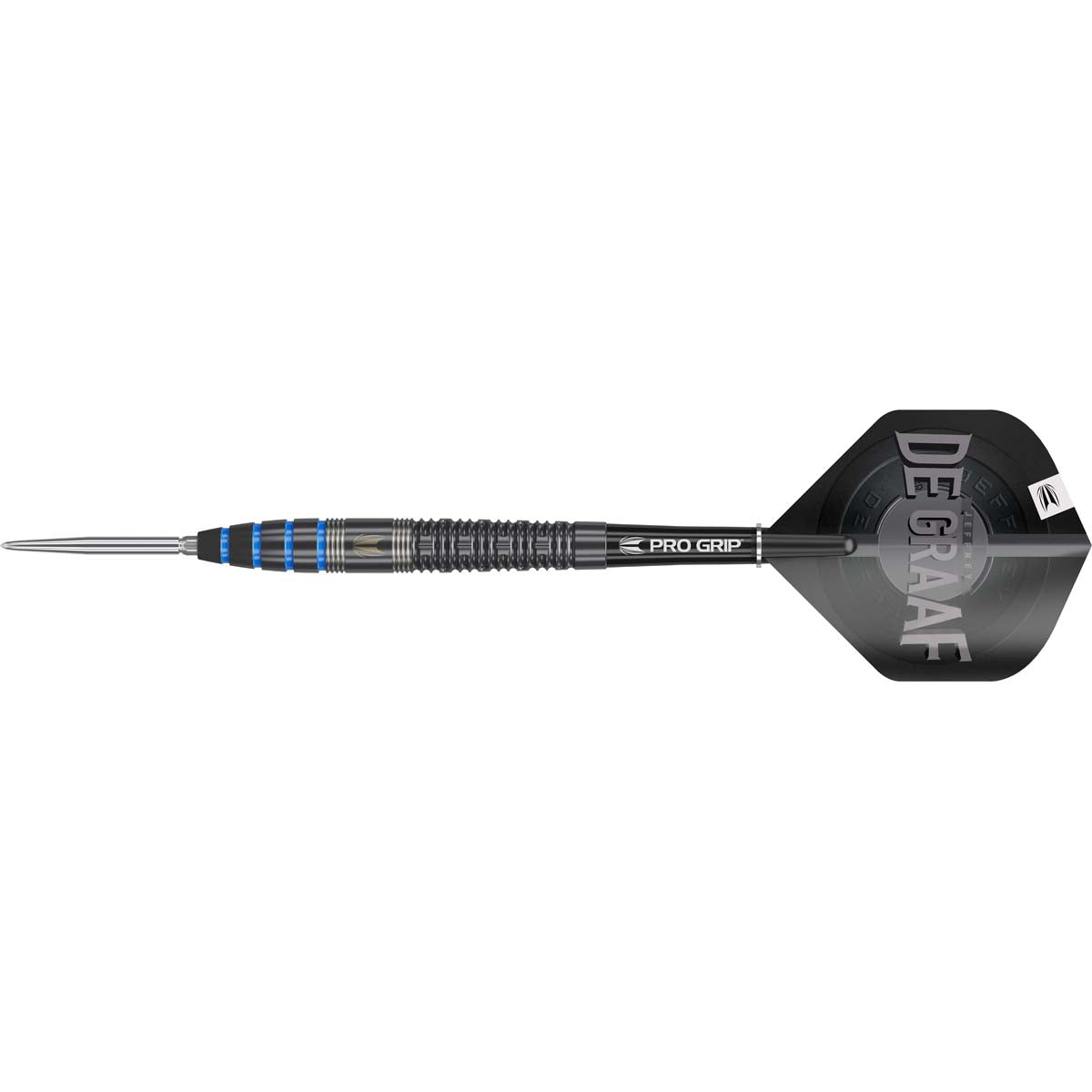 Jeffrey De Graaf G1 Steel Tip Darts - 90% Tungsten — three barrel close-ups