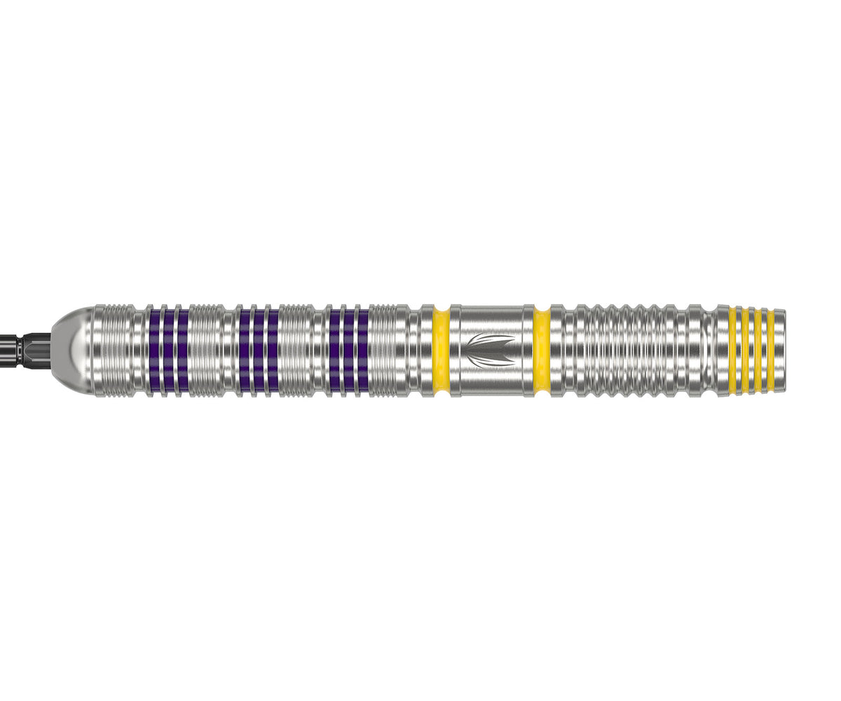 Luke Littler Loadout Steel Tip Darts - 90% Tungsten — three barrel close-ups