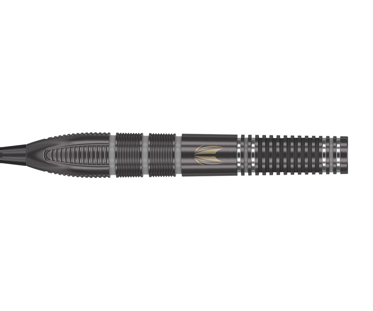 Aspinall X Echo Steel Tip Darts - 90% Tungsten — three barrel close-ups