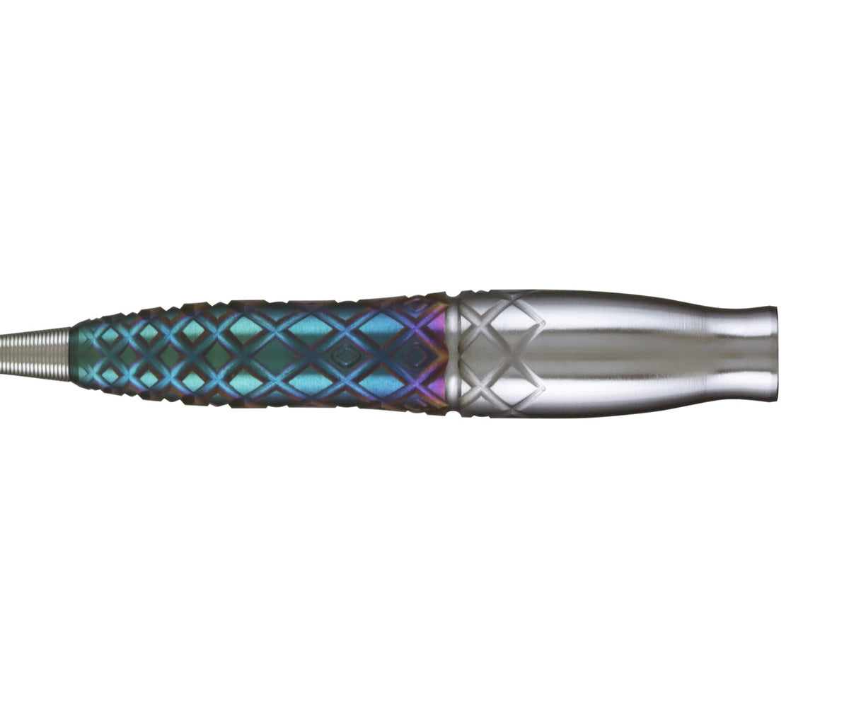 Haruki Muramatsu Rising Sun G7 Steel Tip Darts - 95% Tungsten — three barrel close-ups