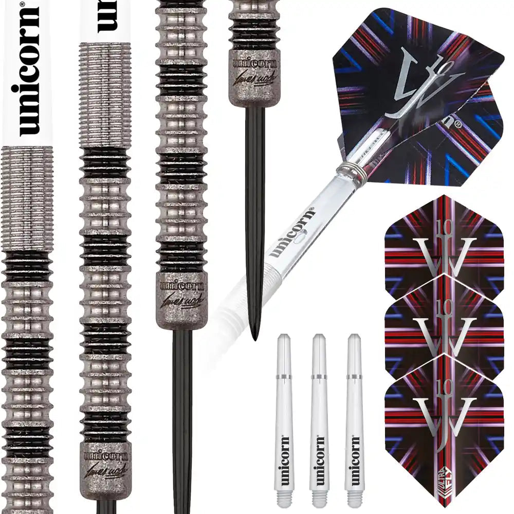 James Wade Premier Darts Steel Tip Darts - 90% Tungsten — three barrel close-ups